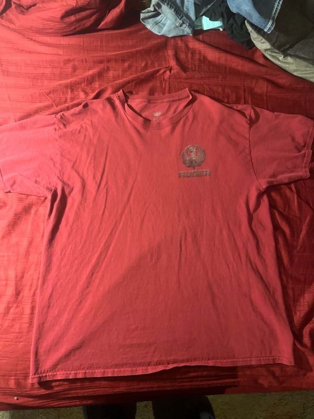 2a Ruger Logo Graphic T-Shirt Red
